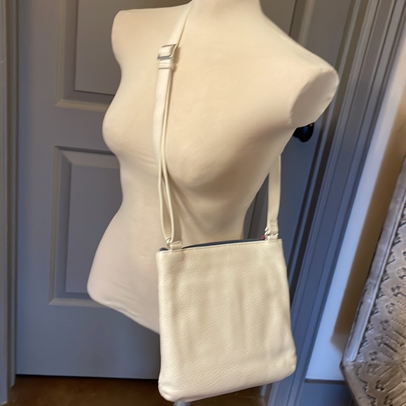 Brighton White Montego Messenger Bag - Picture 5 of 7